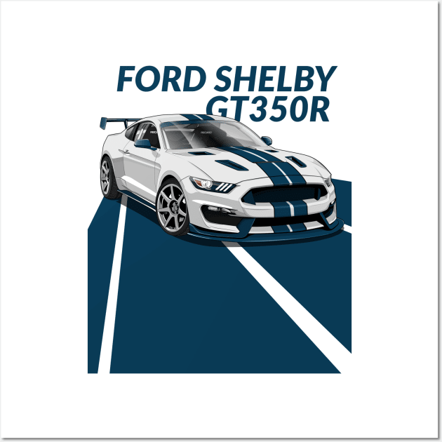 FORD SHELBY GT350R Wall Art by aimey